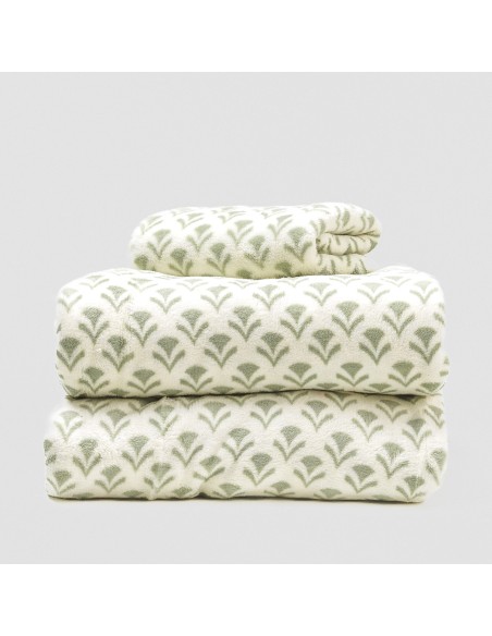 Juego de sábanas coralina Etea verde tiifany