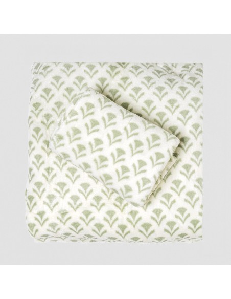 Juego de sábanas coralina Etea verde tiifany