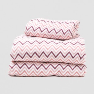 Juego de sábanas coralina Kit rosa bebe