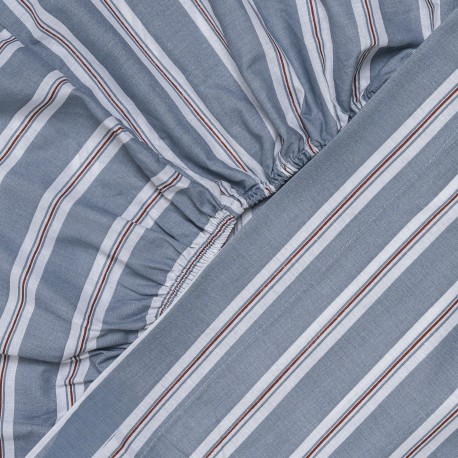 Juego de sábanas algodón Johan indigo