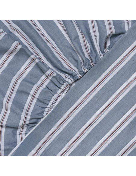 Juego de sábanas algodón Johan indigo