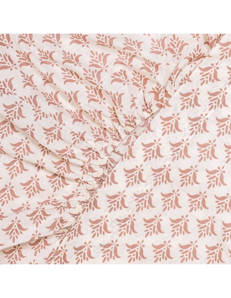 Juego de sábanas algodón Morocco rosa keike
