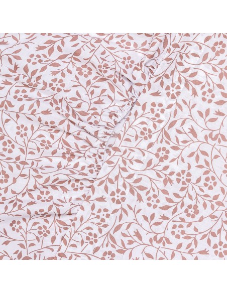 Juego de sábanas algodón Osaka rosa keike