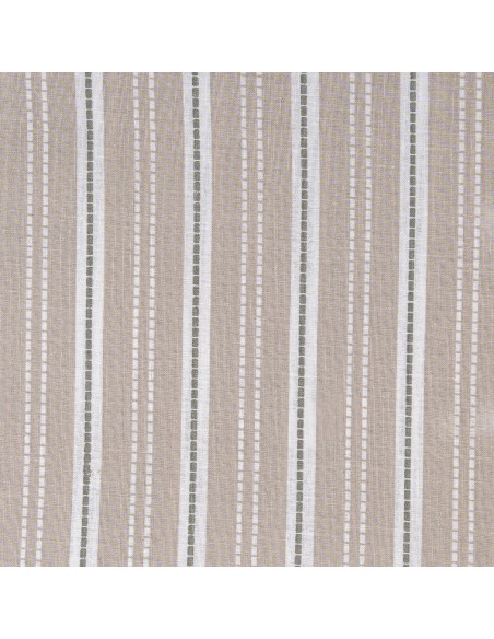 Juego de sábanas algodón Raya Sego verde keike