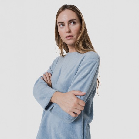 Pijama coral Raya Marsella azul