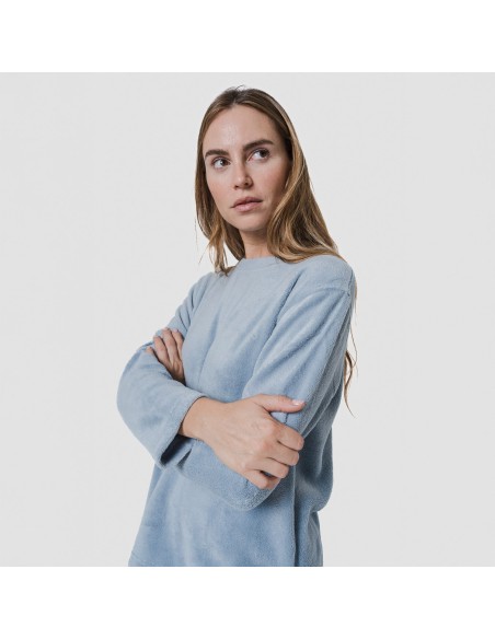 Pijama coral Raya Marsella azul