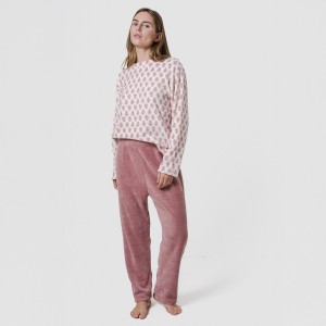 Pijama coral Nemo malva rosa
