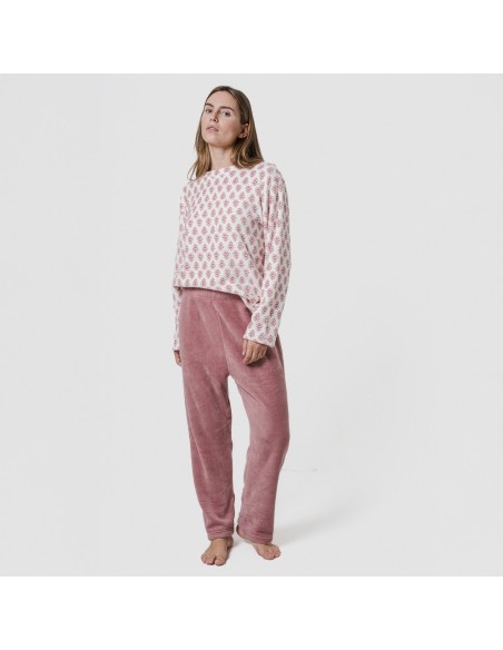 Pijama coral Nemo malva rosa