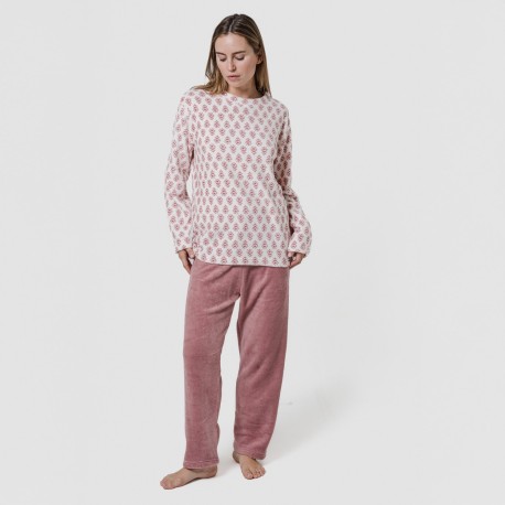 Pijama coral Nemo malva rosa