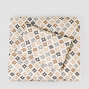 Juego de sábanas franela Ayana celeste