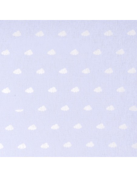 Juego de sábanas franela Nubecita celeste