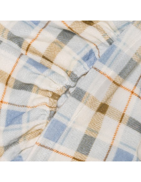 Juego de sábanas coralina Cuadro Noric celeste