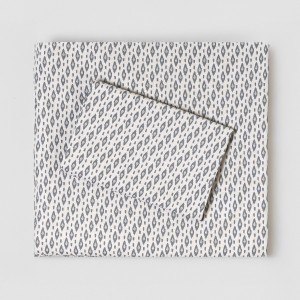 Juego de sábanas algodón Nerdana azul keike - topo