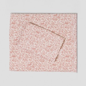 Juego de sábanas algodón Nicosia rosa keike