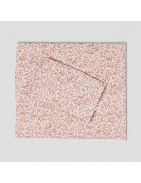 Juego de sábanas algodón Nicosia rosa keike