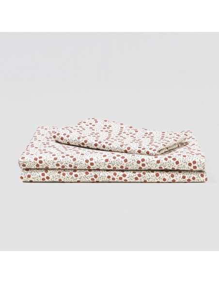 Juego de sábanas algodón Alemania verde seco - caldera