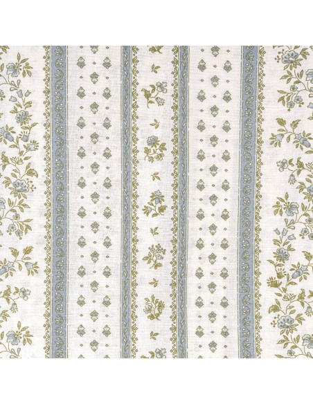 Juego de sábanas algodón Cracovia azul keike