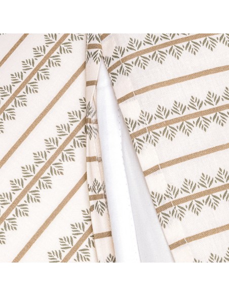 Funda nórdica algodón Alrubia verde seco