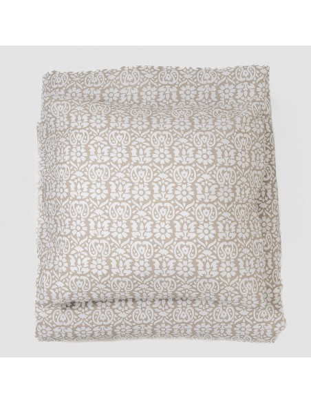 Funda nórdica algodón Matilde topo