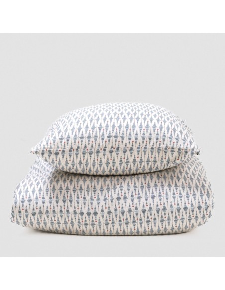 Funda nórdica algodón Noruega azul verdoso