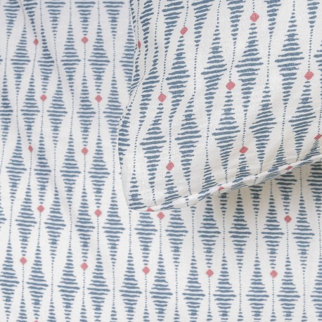 Funda nórdica algodón Noruega azul verdoso