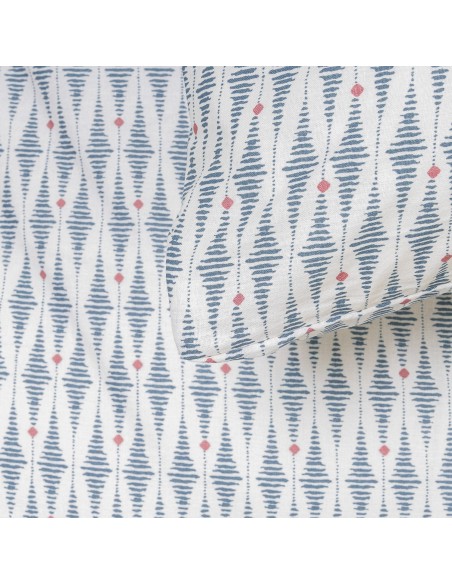 Funda nórdica algodón Noruega azul verdoso