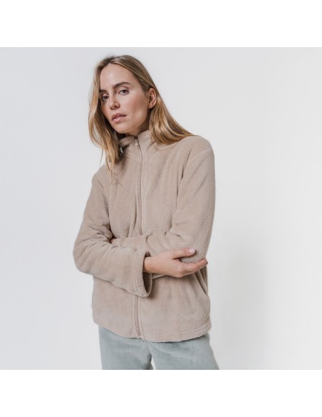 Sudadera coral mujer