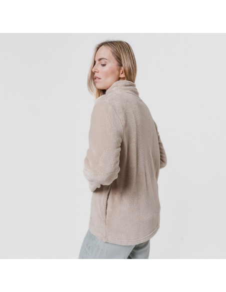 Sudadera coral mujer