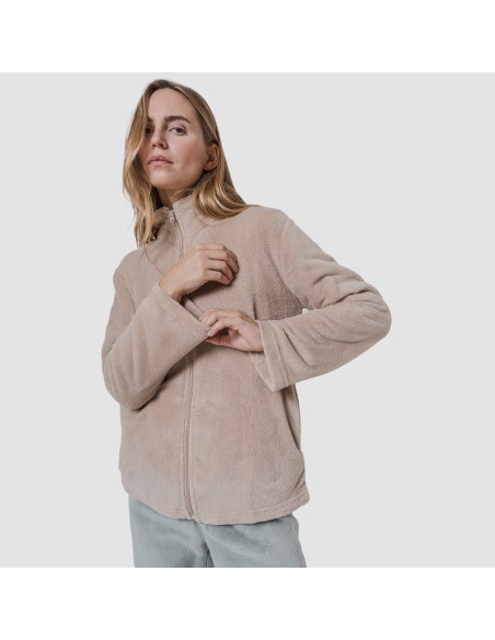 Sudadera coral mujer