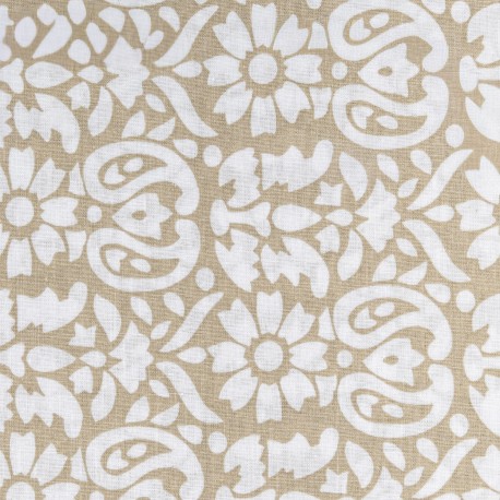 Juego de sábanas algodón Matilde topo