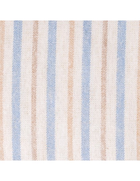 Juego de sábanas franela Raya Benet arena - indigo cuna