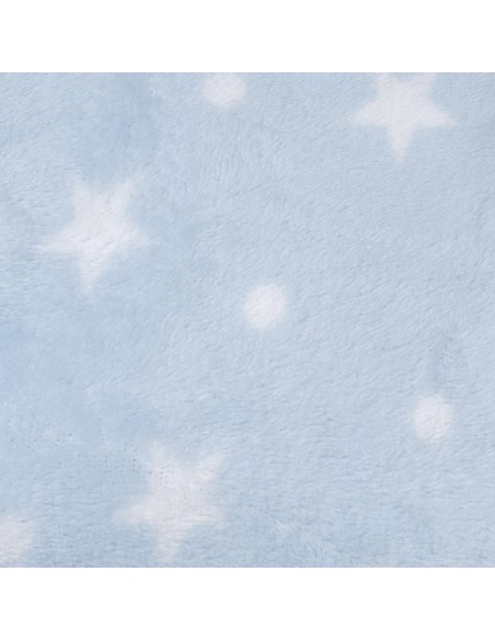 Juego de sábanas coralina Cosmo celeste cuna