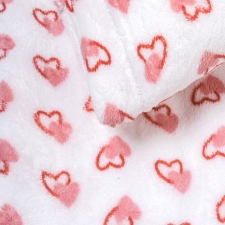 Juego de sábanas coralina Estelle rosa cuna