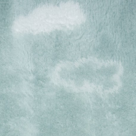 Juego de sábanas coralina Nube New verde tiffany cuna