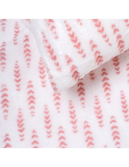 Juego de sábanas coralina Espiga rosa cuna