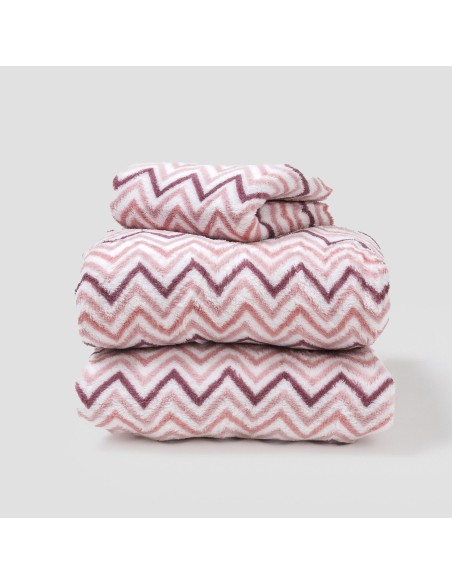 Juego de sábanas coralina Kit rosa bebe cuna