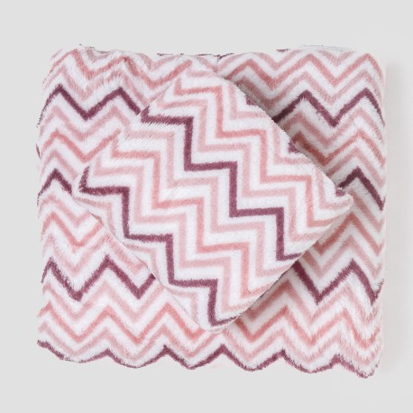 Juego de sábanas coralina Kit rosa bebe cuna