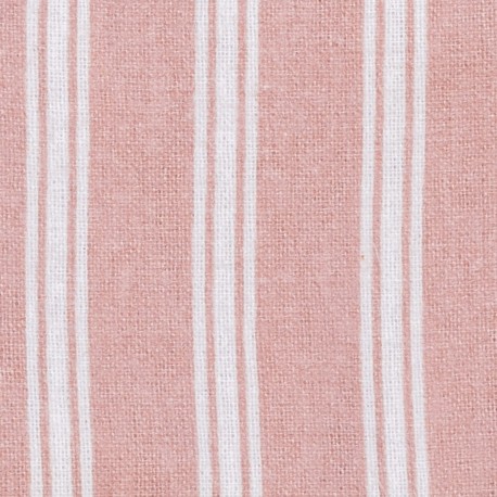 Juego de sábanas franela Raya Marsella rosa keike cuna