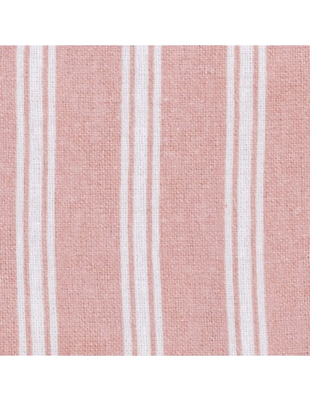 Juego de sábanas franela Raya Marsella rosa keike cuna