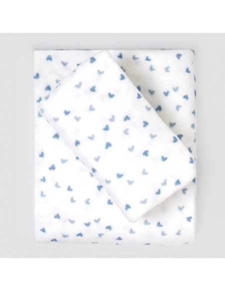 Juego de sábanas coralina Julie índigo