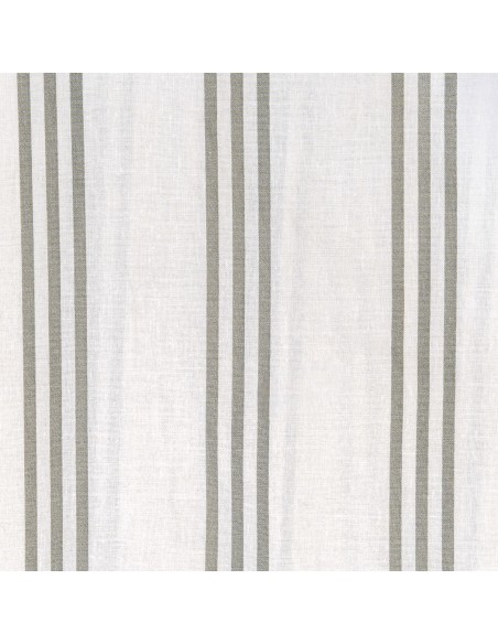 Juego de sábanas algodón Raya Amunia verde seco