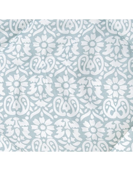 Edredón estampado Matilde verde seco
