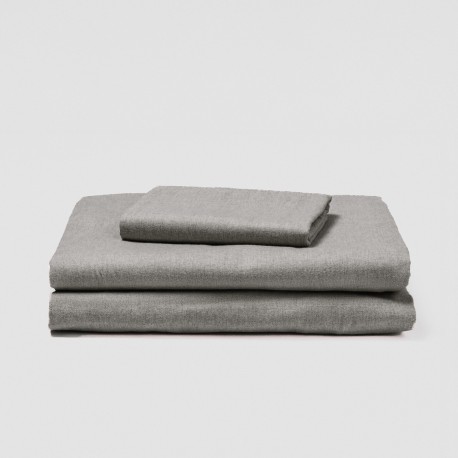 Juego de sábanas franela lisa