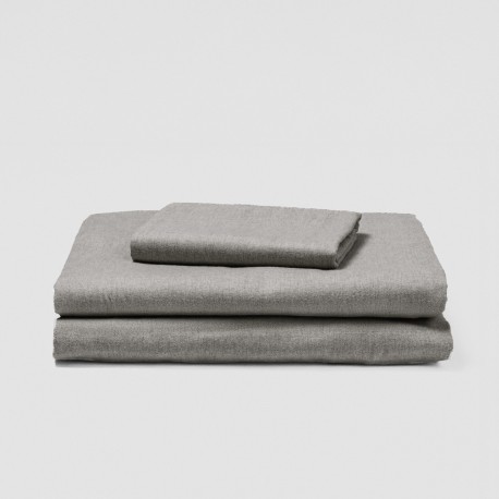 Juego de sábanas franela lisa