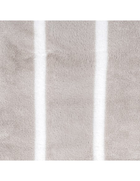 Juego de sábanas coralina Raya Nit gris claro