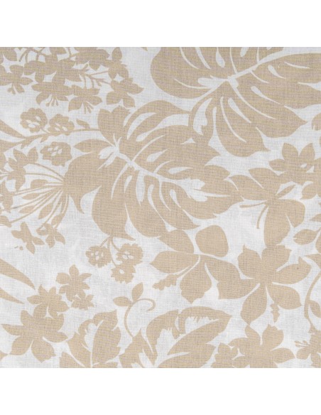 Juego de sábanas algodón Tulipan topo