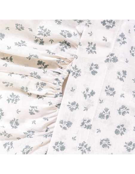 Juego de sábanas algodón Juno verde keike