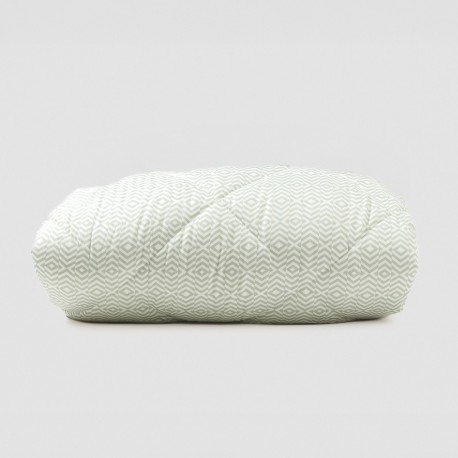 Edredón estampado Maximo perla