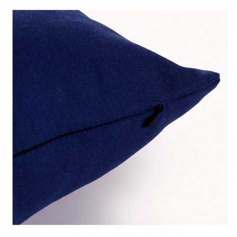 Cojín cuadrante Half Panama azul 45x45- Funda + Relleno cojines-decorativos-lisos