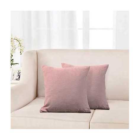 Cojín Pana 45x45 malva/rosa - Funda + Relleno cojines-cuadrados-lisos